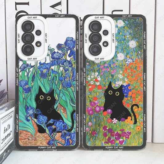 Cat Art Case For Samsung Galaxy S23 Series