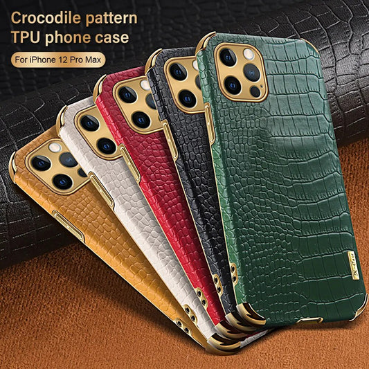 Luxury Leather Magnetic Phone Case For iPhone 15 Series