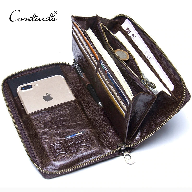 Genuine Leather Clutch Wallet