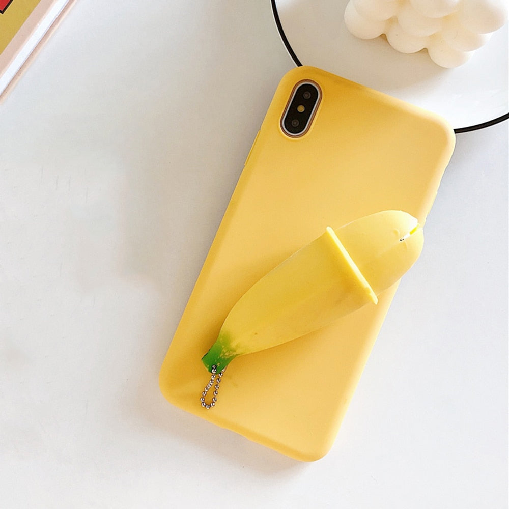 Banana Soft TPU Phone Case For Samsung Galaxy S21