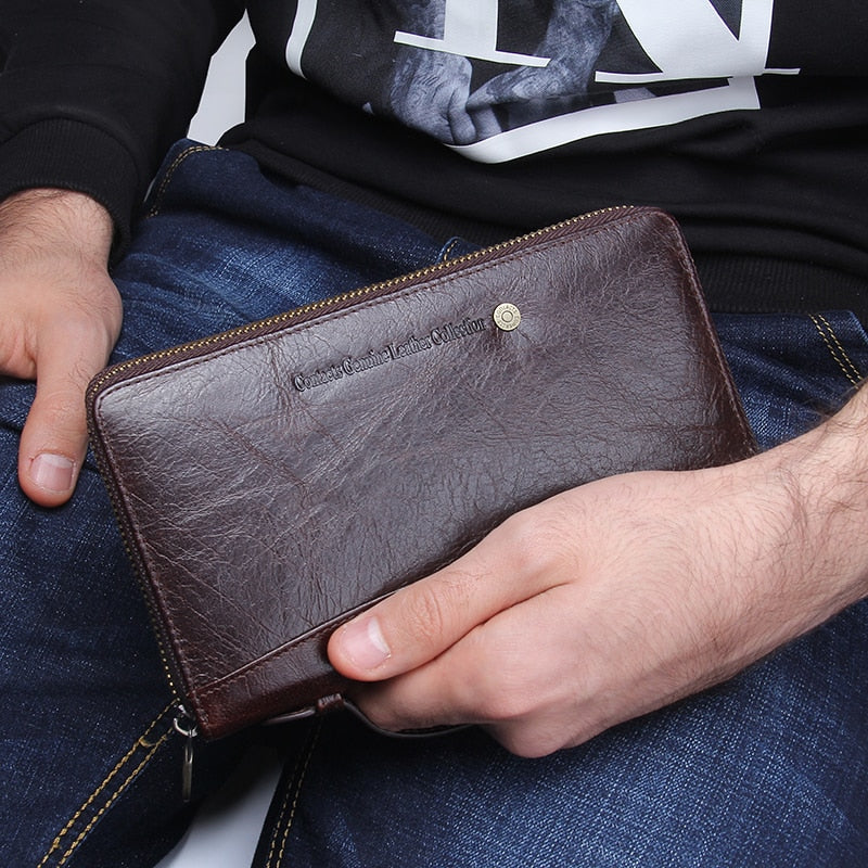 Genuine Leather Clutch Wallet