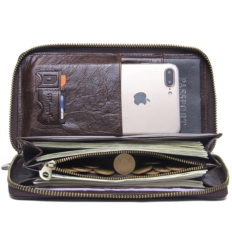 Genuine Leather Clutch Wallet