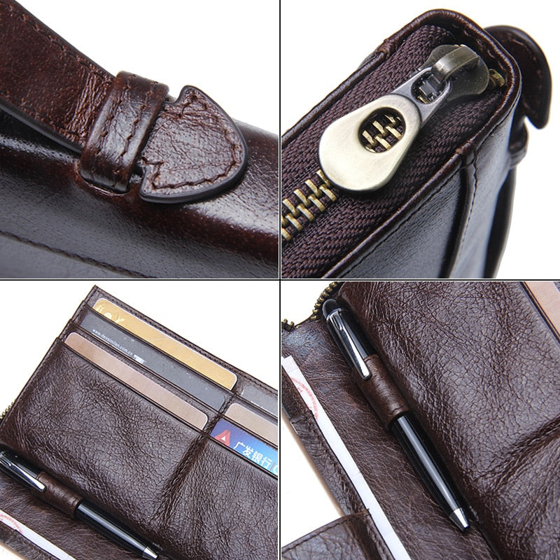 Genuine Leather Clutch Wallet