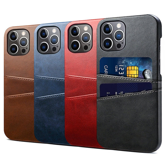 Leather PU Wallet Card Back Cover Phone Case For iPhone 12 Series