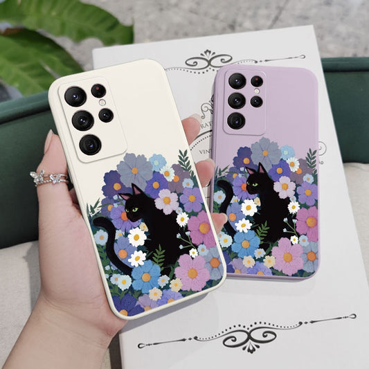 Spring Cat Phone Case For Samsung Galaxy S23 Series