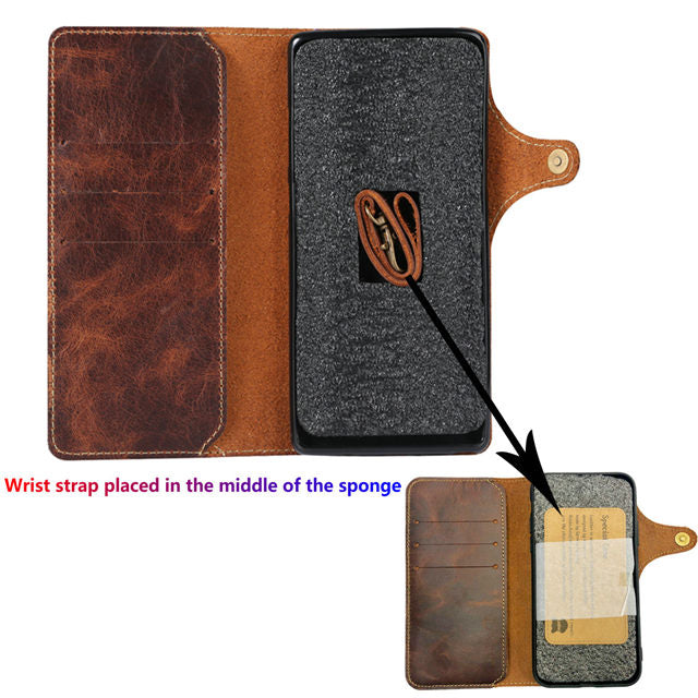 Case Luxury Genuine Leather For Samsung Galaxy S21 Series