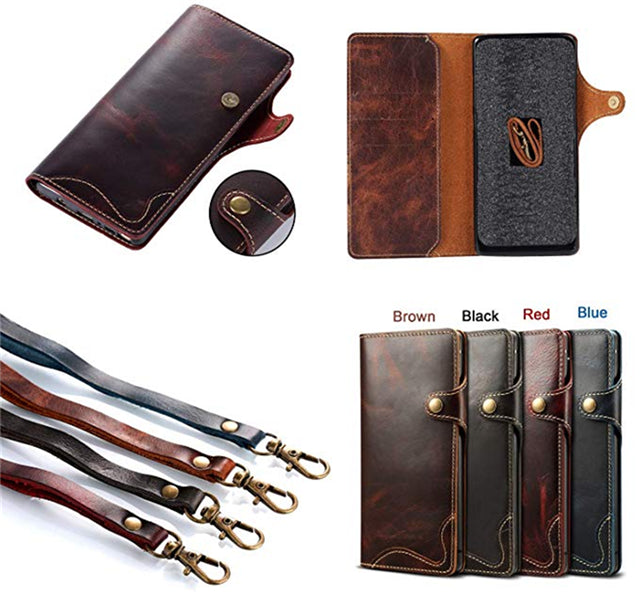 Case Luxury Genuine Leather For Samsung Galaxy S21 Series