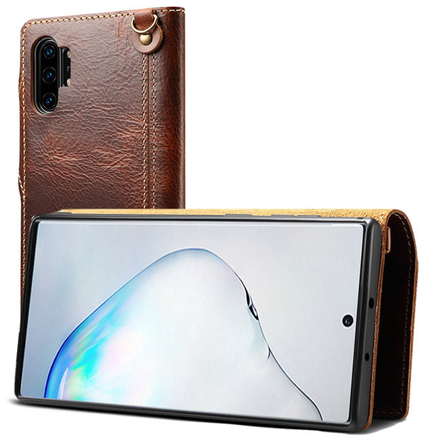 Case Luxury Genuine Leather For Samsung Galaxy S21 Series