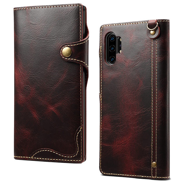 Case Luxury Genuine Leather For Samsung Galaxy S21 Series