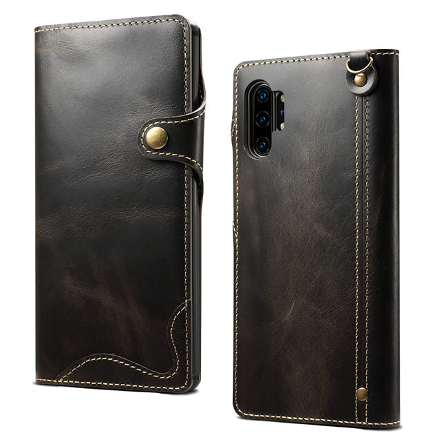 Case Luxury Genuine Leather For Samsung Galaxy S21 Series