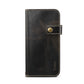 Leather Flip Cover Wallet Finger Strap Phone Case For iPhone 7, iPhone 7 Plus, iPhone 8, iPhone 8 Plus