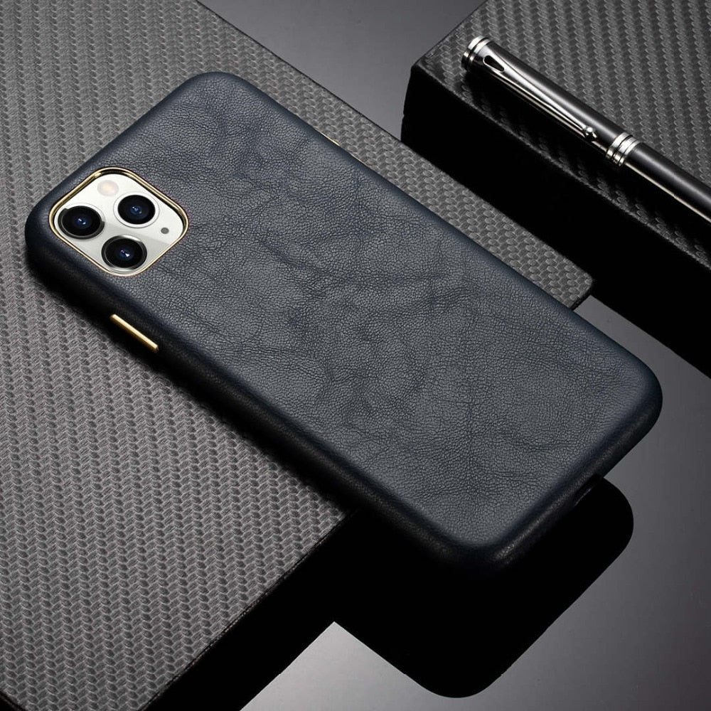 Luxury Leather Phone Case For iPhone 12, iPhone 12 Pro, iPhone 12 Pro Max, iPhone 12 mini