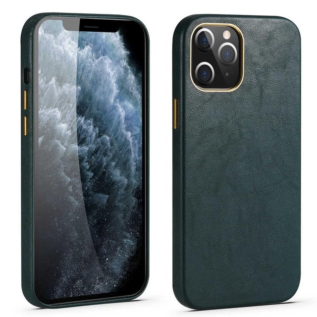 Luxury Leather Phone Case For iPhone 12, iPhone 12 Pro, iPhone 12 Pro Max, iPhone 12 mini