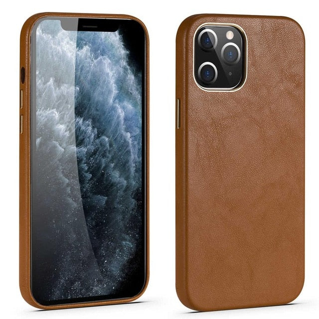 Luxury Leather Phone Case For iPhone 12, iPhone 12 Pro, iPhone 12 Pro Max, iPhone 12 mini