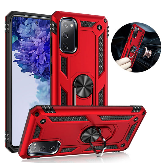 Shockproof Kickstand Armor Case for Samsung Galaxy S20 FE, S20, S20 Plus, S20 Ultra