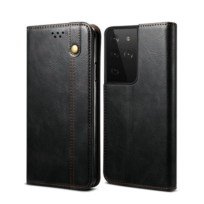 Case Luxury PU Leather Shockproof Flip Cover For Samsung Galaxy S21 Series