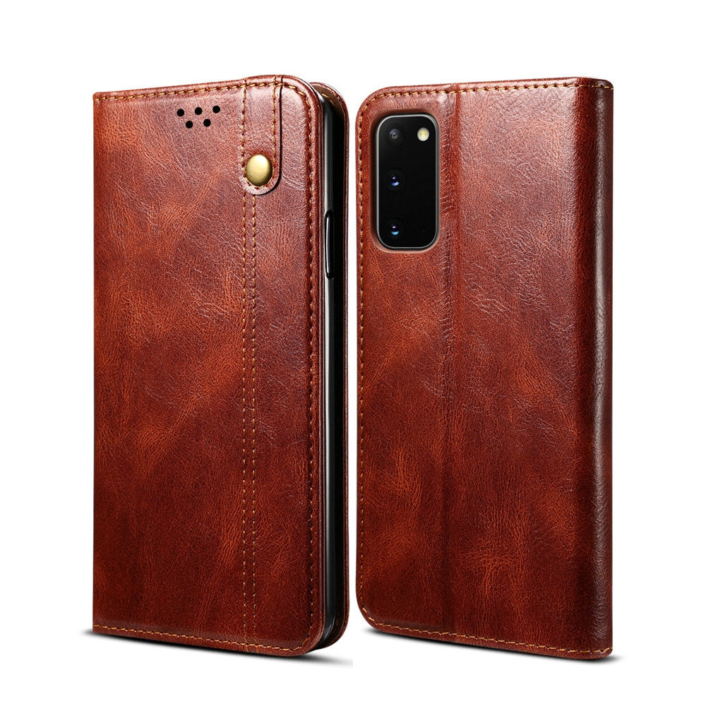 Case Luxury PU Leather Shockproof Flip Cover For Samsung Galaxy S20 FE, S20, S20 Plus, S20 Ultra