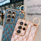 Luxury Gold Plating Wristband Holder Phone Case For Samsung Galaxy S21 Series