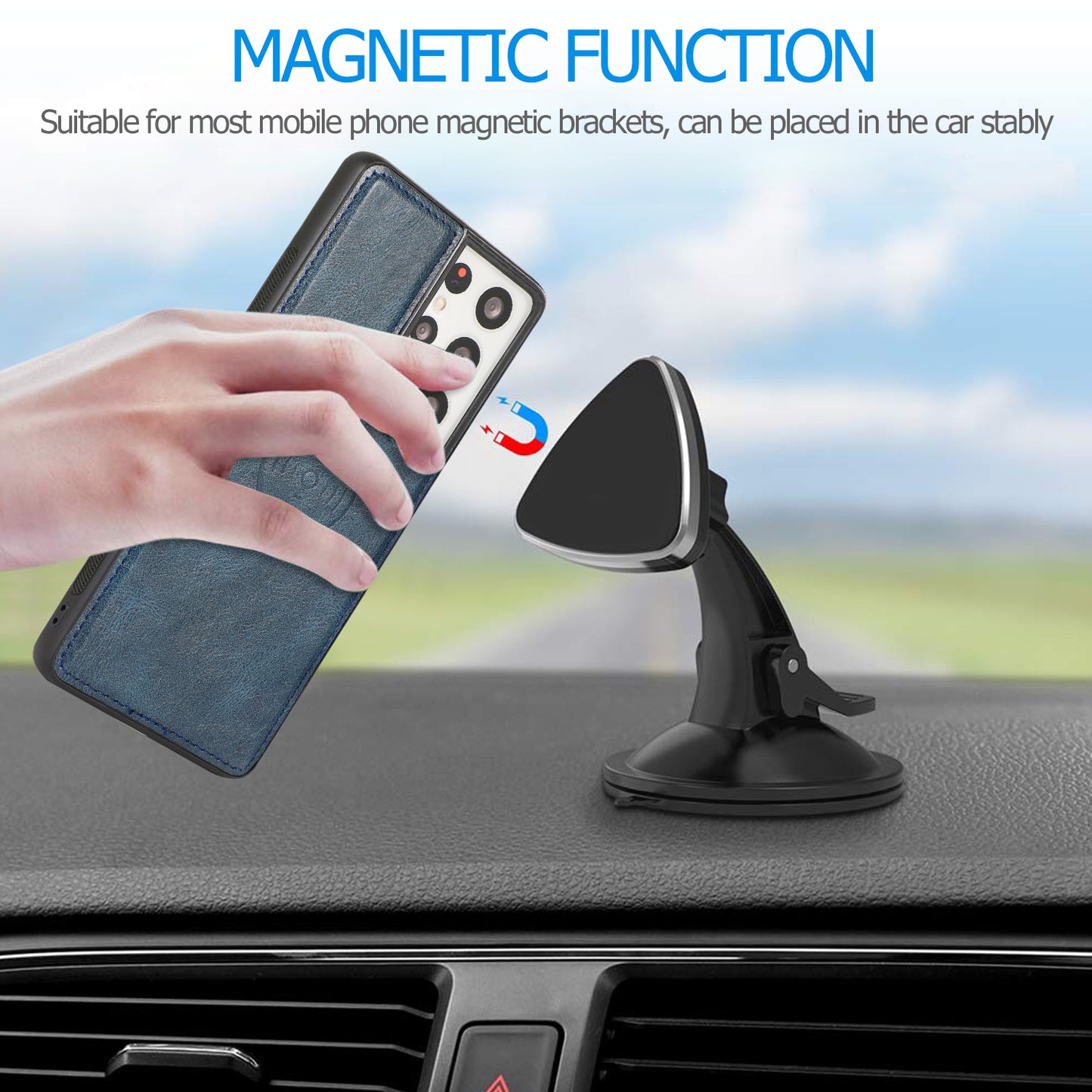 Retro Leather Magnetic Wallet Phone Case For Samsung Galaxy S20 FE, S20, S20 Plus, S20 Ultra