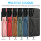 Luxury Slim Fit Premium Leather Card Slots Phone Case For Samsung Galaxy S21 Series