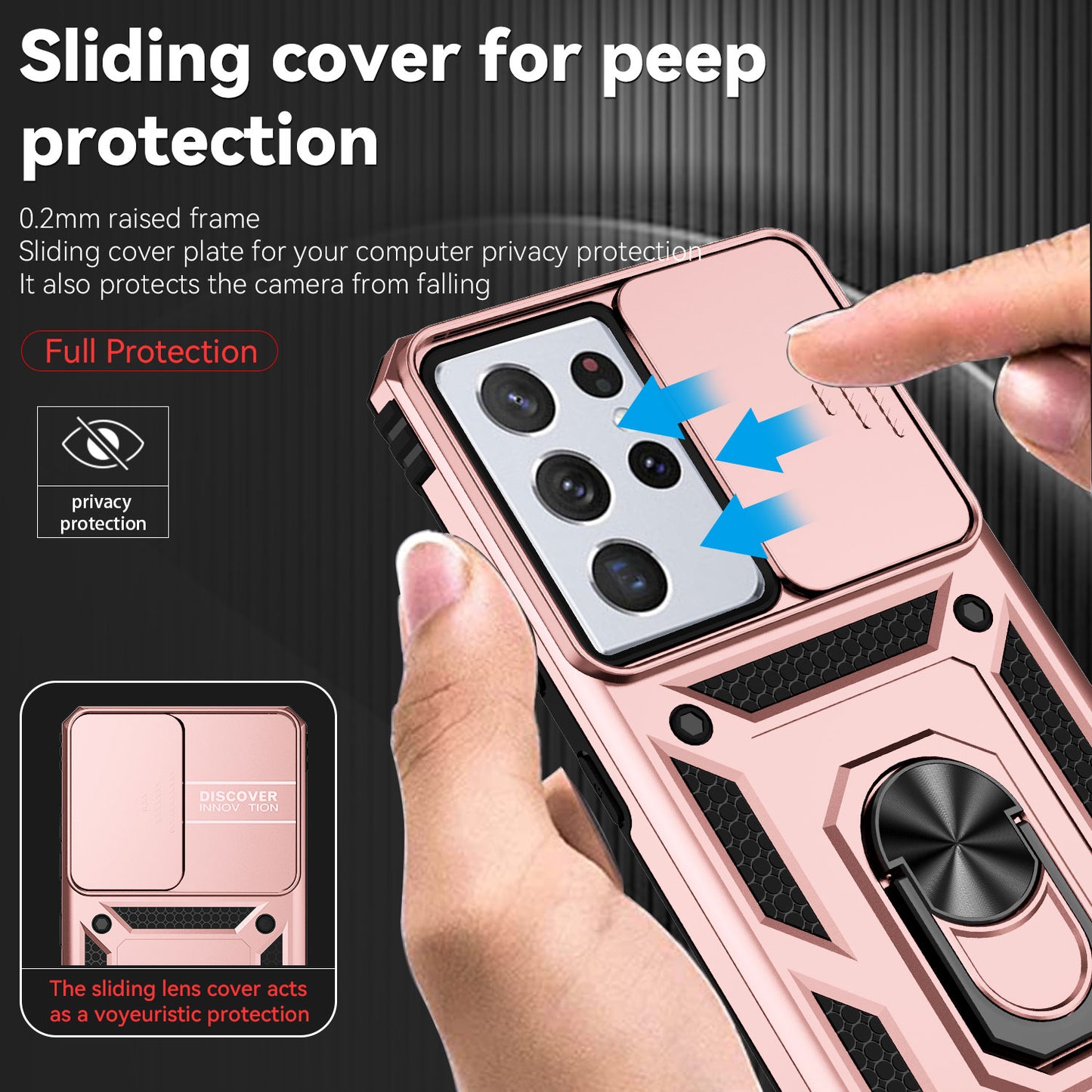 Shockproof Kickstand Armor Case for Samsung Galaxy S22 Series