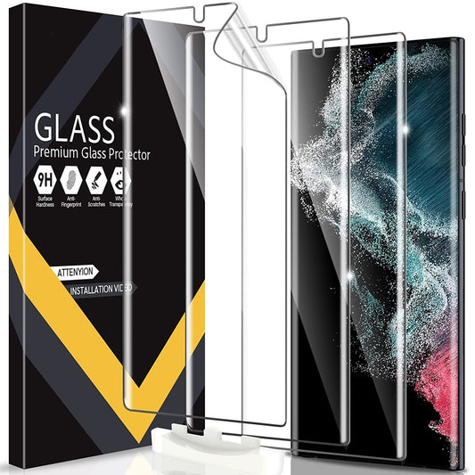[3 Pack] Screen Protector Hydrogel Film For Samsung Galaxy S22 Series